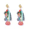 DIGADAGU Alloy Resin Marine Animal Dangle Earrings New Minimalist Statement Earrings Women Jewelry Accessories