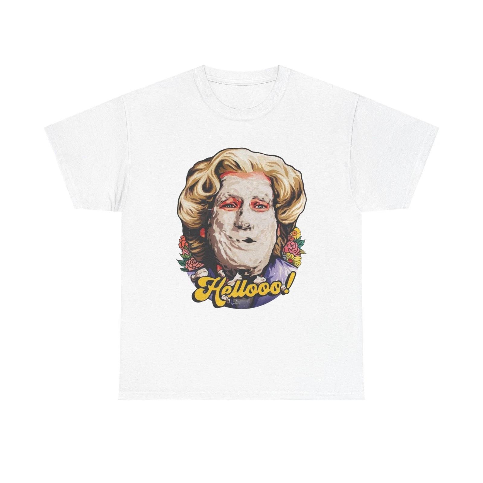 

Ms Doubtfire Funny Vintage T-Shirt Men s Women s Heavy Cotton Tee NEW GIFT 4XL