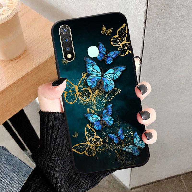 For Vivo Y19 1915 Case Y5S Luxury Fashion Shockproof Soft Silicone Back Cover For Vivo Y 19 VIVOY5S Phone Case Funda VIVOY19