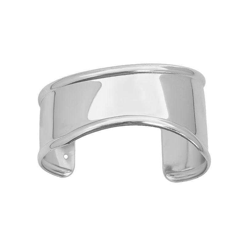 Retro Geometric Metal Bracelet: European & American Style with Unique Personality