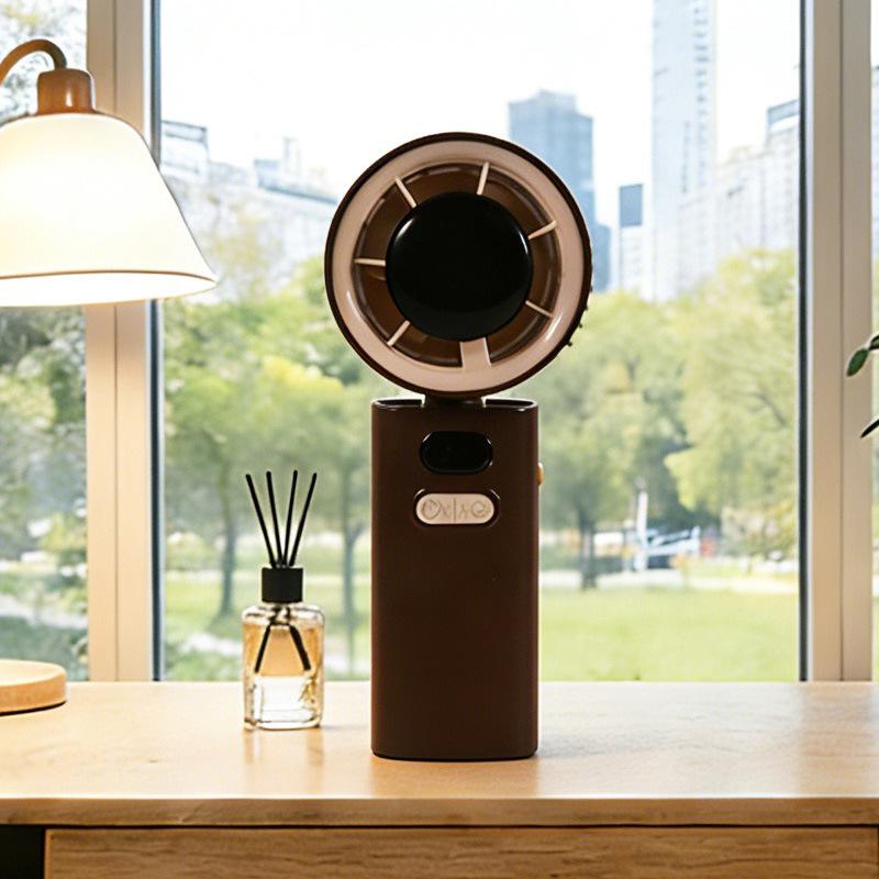 

Cartoon USB Rechargeable Silent Mini Fan: Portable Handheld and Clip-On, Perfect for Students and Children
