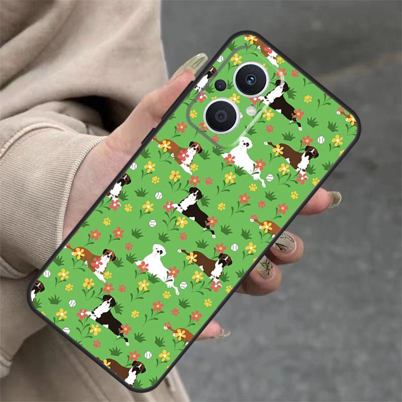 Boxer Dog Case For OPPO Reno 14 10 11 12 13 Pro 11F 12F 13F 14F 7 8 Lite OPPO Find X9 X8 X5 Pro Cover