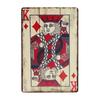 Vintage Poker Metal Sign Retro Joker Tin Sign King Jack Sign Wall Decoration for Home Cafe Pub Bar Shop 8x12 Inch