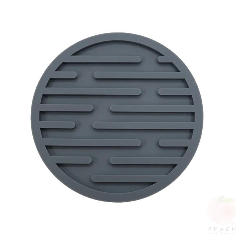 10cm Silikonové podložky pod hrnky Kulaté Žáruvzdorné Gumové Podložky pod čajové šálky Stolní podložky Držáky pod nápoje, kávové hrnky, sklenice Dekorace