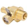 Valvola di Scarico Olio Motore F110N con Clip a Leva LC-10 3/8-18 NPT Ottone Funzionamento One Touch per Furgone Auto Camion Leggero