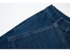 Petite Women's Blue Retro High-Waist Wide-Leg Cropped Jeans, Summer 2025 Four-Way Stretch