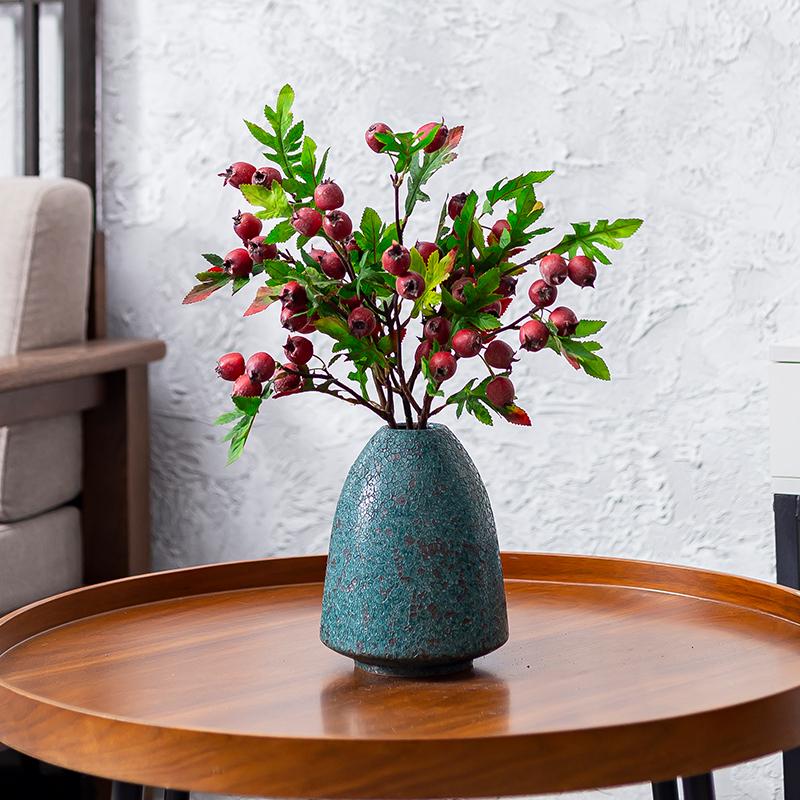 Handmade Japanese Zen Pottery Vase - Retro Ceramic for Flowers or Water Cultivation.