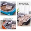 Multi-size Winter Dog Bed PP Cotton Plushie Pet Kennel New Pet Sleeping Nest  For Puppy