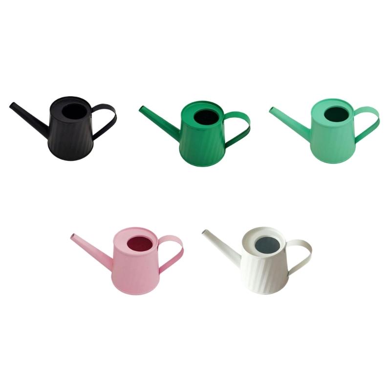 Long Spouts Watering Can Iron Without Splashes Light weight Body Effortlessly Pouring For Potted Plant Gardeners