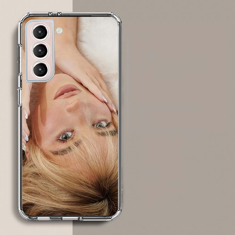 Singer S-Sabrina Carpenter Phone Case For Samsung Galaxy S25 Edge S24 S23 FE S21 S20 S10 Plus S22 S26 Ultra Cover Clear Cases TP