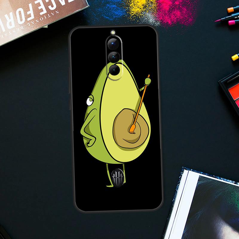 Funny Cartoon Avocado Case For ZTE Nubia Red Magic 9 8 8S Pro Plus RedMagic 6 7 Pro 6S 7S Pro 5S 6R 5G Back Cover