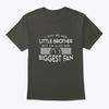 Softball Little Brother Also Biggest Fan T Shirt Made In the USA Size S To 5XL