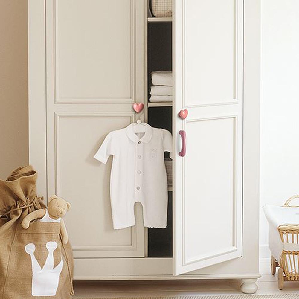Hjärtformade Barnrumsinredning Söta Skåpknoppar Garderobshandtag Dörrskåpshandtag