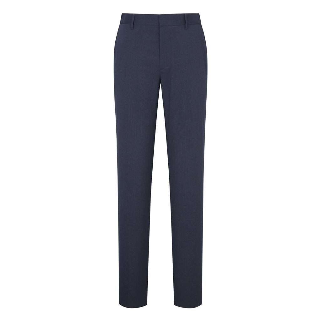 FERRAROMILANO Comfort Fit Two-Tone Knit Slacks Navy (Am0Fbps20149)