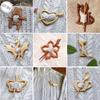 Schönes Design Holz Brosche Anstecknadel Verschiedene Tiere Schal Pin für Damen Mädchen Lustiger Schal Pin Schal Schnalle Clips Schmuck