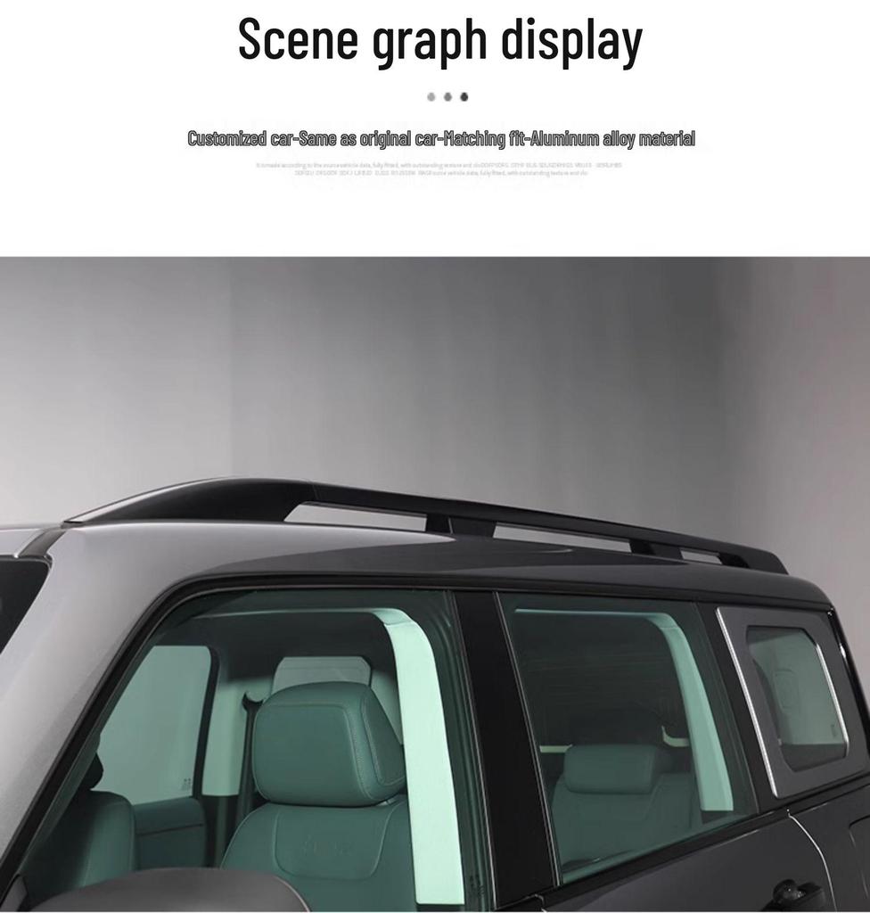 Upgraded Aluminum Alloy Roof Luggage Rack for BJ40 (Low to High Configuration)