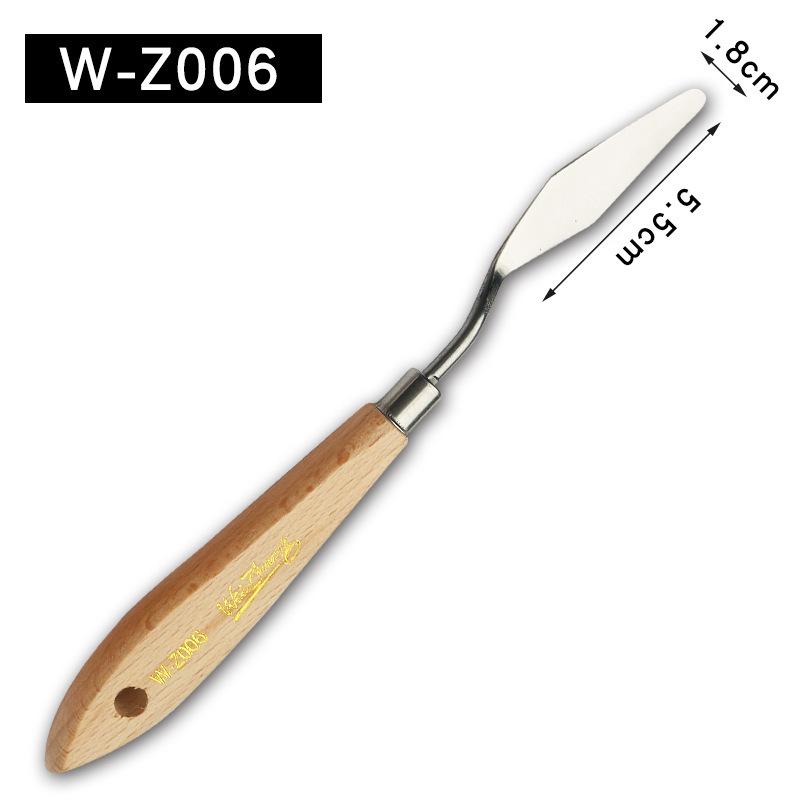 5-Piece Stainless Steel Palette Knife Set for Gouache and Oil Painting