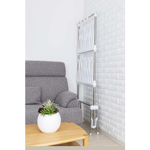 Sekisui Resin Stainless Steel Clothes Drying Stand, Morning Glory, TA-100 (Multi-functional & Large Capacity)