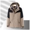 Veste d'extérieur pour couple, deux pièces détachables, automne et hiver, veste trois-en-un coupe-vent et imperméable