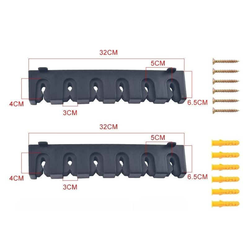 2pcs/set Fishing Rod Storage Display Racks Horizontal Wall Mounted Fishing Pole Holders Fishing Tools Rod Holder 4