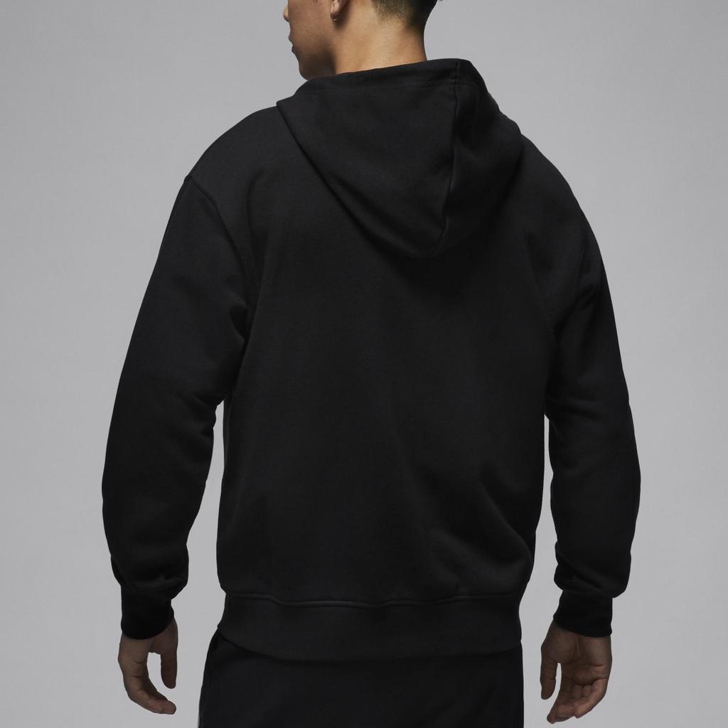 Jordan Solid Color Hooded Jacket With Embroidered Logo Men Jackets Black FV7292-010