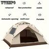 4 Person Automatic Quick Opening Tent with UV Protection and Thermal Blanket for Beach, Fishing, Hiking, Hunting