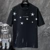 GZ-8951 CHROME HEARTS 2025 Sommer Neu Hochwertige Baumwolle Rundhals Locker Übergröße Herren- und Damen-T-Shirt Paar-T-Shirt