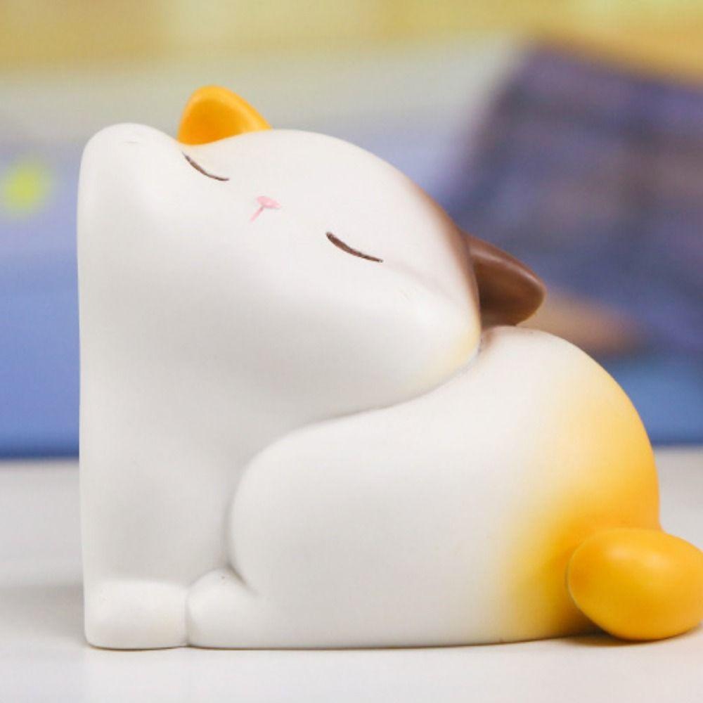 Portable Hug Cat Bookshelf Cat Shaped Cat Decorative Bookends  Table Storage Supplies