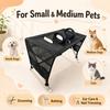 Pet Grooming Table for Small Medium Dogs Cats Elevated Grooming Stand for Bathing Brushing Hair Trimming Ear Cleaning Nail Care
