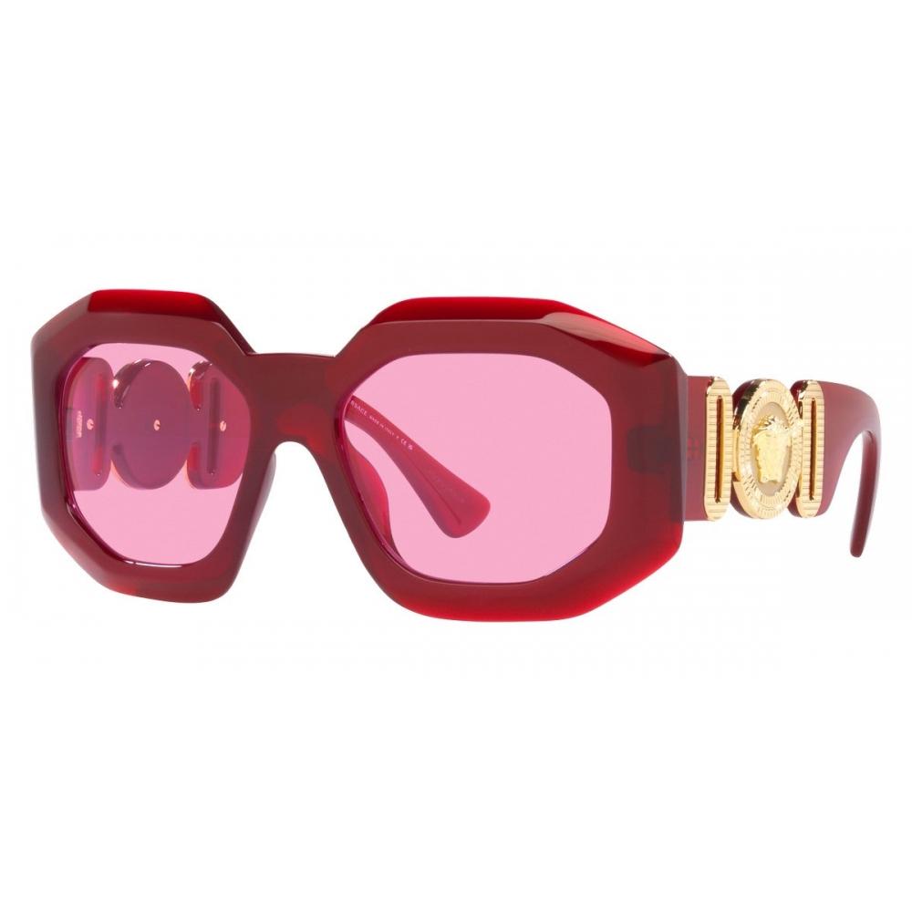 

Versace Women s VE4424U 388 5 Fashion 56mm Red Sunglasses red