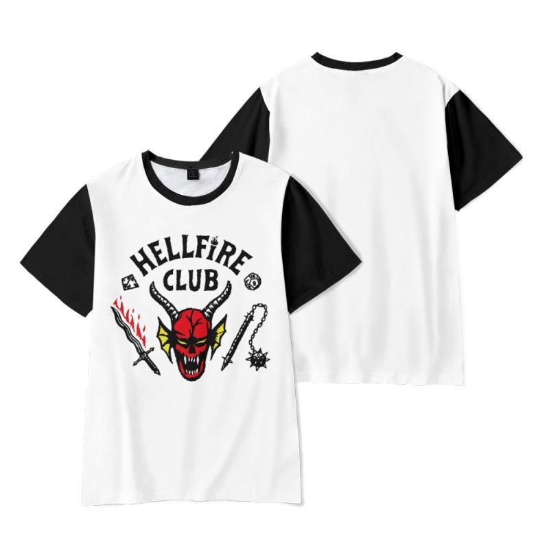 Adult cartoon trendy printed personalized casual T-shirt men