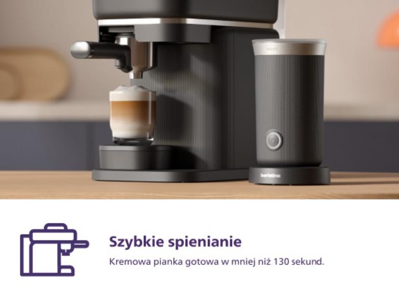 Philips milk frother for baristina bar311/60 espresso machine, black