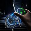 360 Rotation Air Vent Phone Holder Magnetic Wireless Charger Stand For Magsafe iPhone 16 15 14 13 12 Pro Max Fast Charging Mount