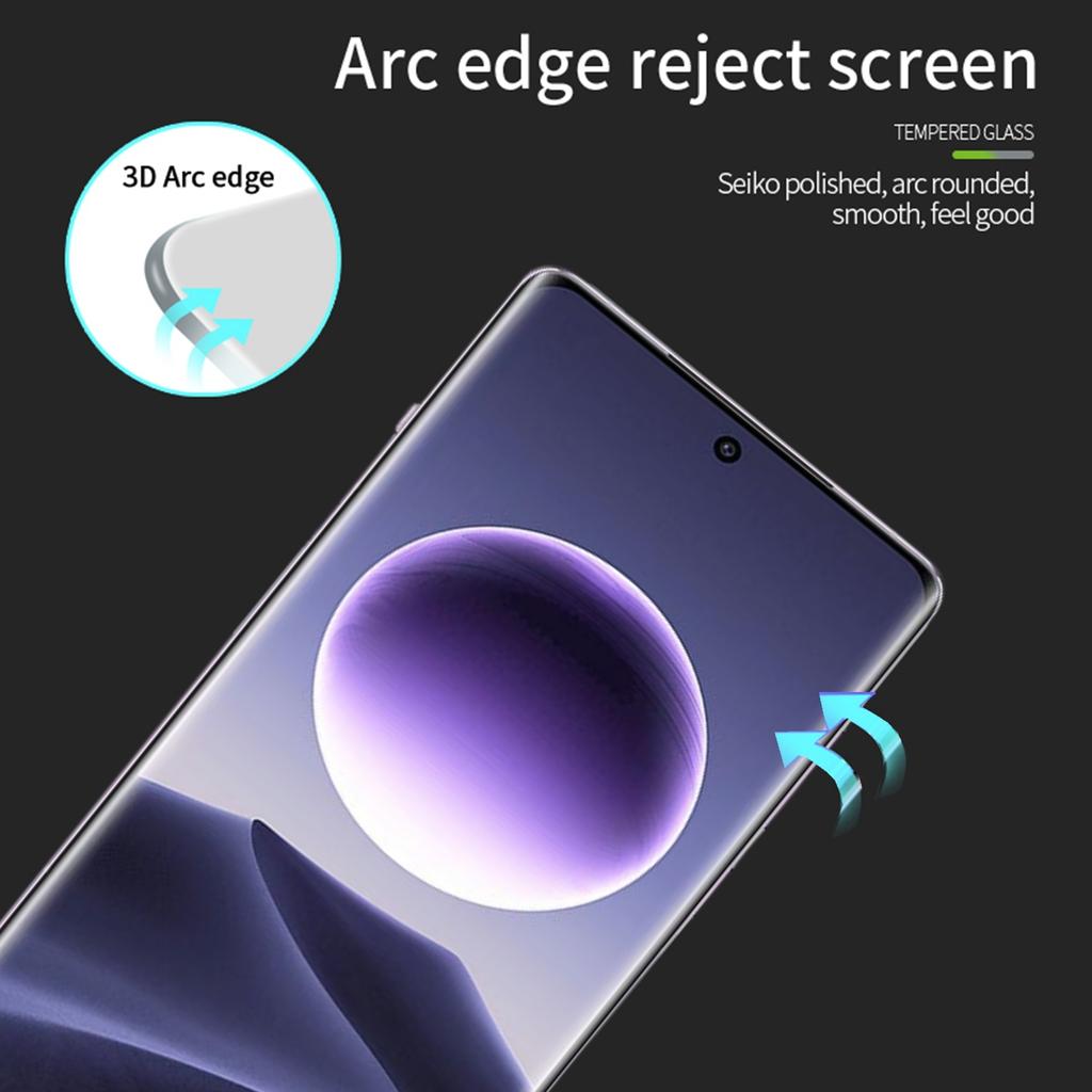 PINWUYO For Oppo Find X7 5G 3D Hot Bending Screen Protector Full Glue Tempered Glass Film