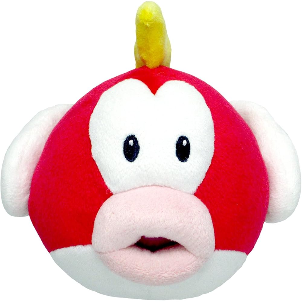 Sanei Boeki Super Mario All Star Collection Pukupuku Plush Toy 13.5x16.5x13cm