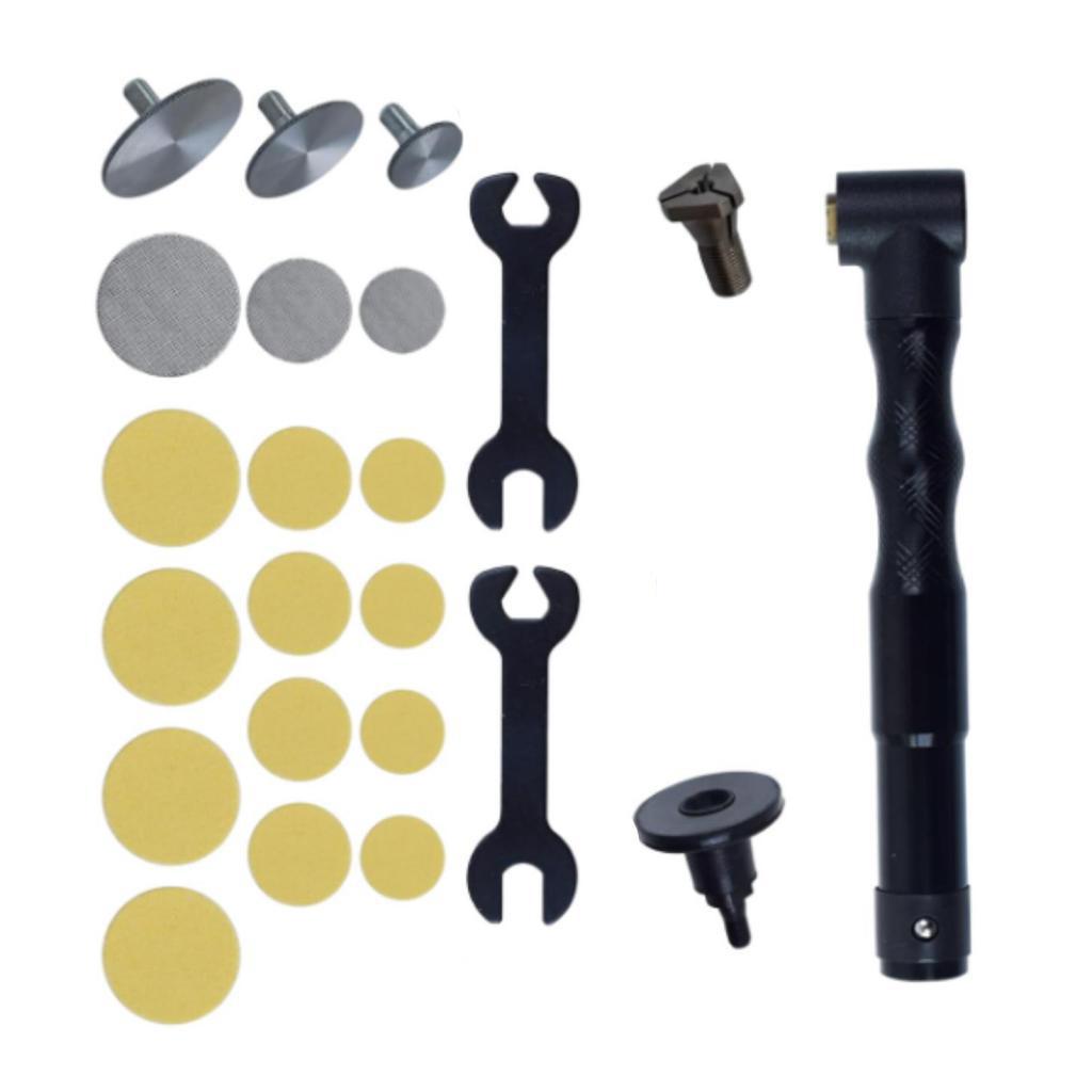 

Rotary Tool Accessory 90 Degree Flex Shaft Handpiece Kit Metal Polishing Milling Shaping Trimming for Woodworking чорний
