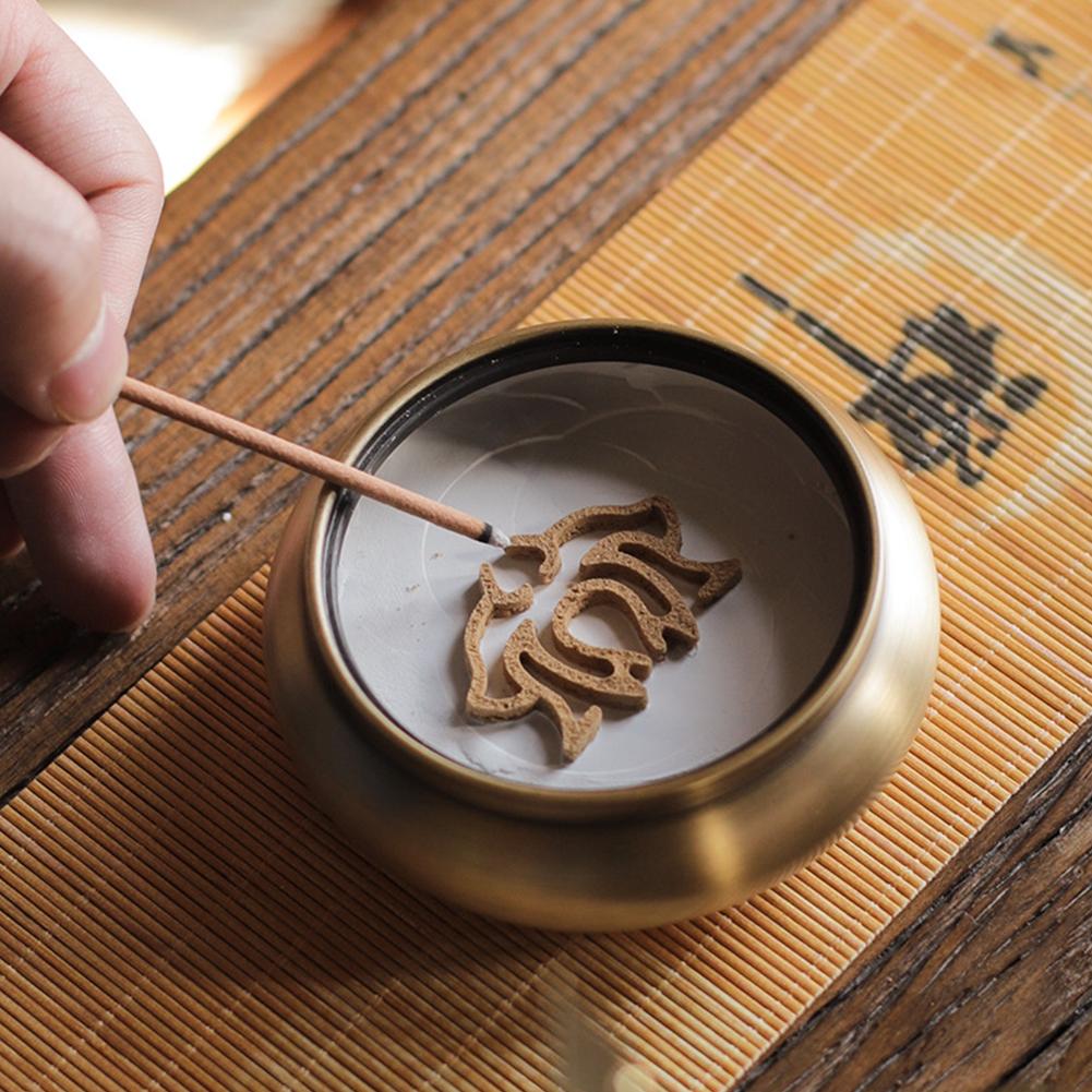 60g Přírodní kadidlový prášek Pohřbené dřevěné uhlí Kadidlový popel Talířek na kadidlo Kadidlový písek Santalové dřevo Domácí kadidelnice Popel na kadidlo Bu Y6J2