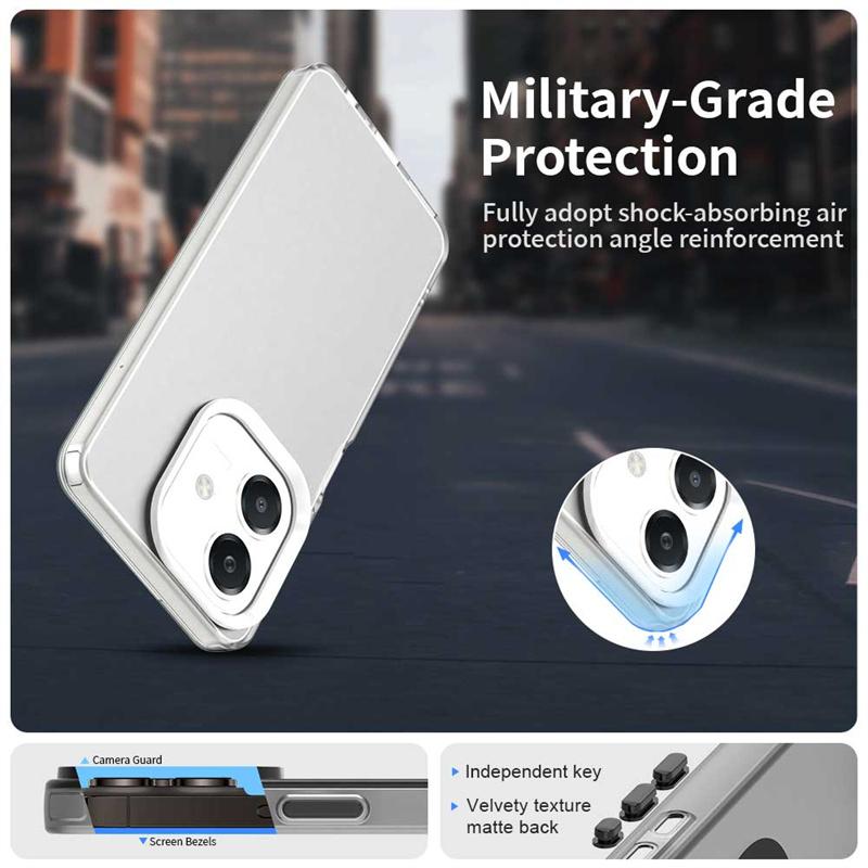 For OPPO A3 Case Cover OPPO A3 OPPOA3 Capas Shockproof Colour Bumper Back Armor Transparent Matte Clear Frosted Fundas OPPO A3