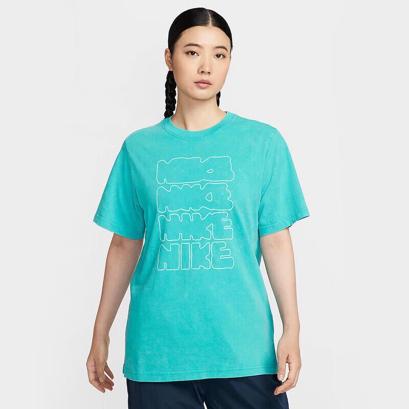 Nike Women s NSW Logo Short Sleeve Tee M зелёный