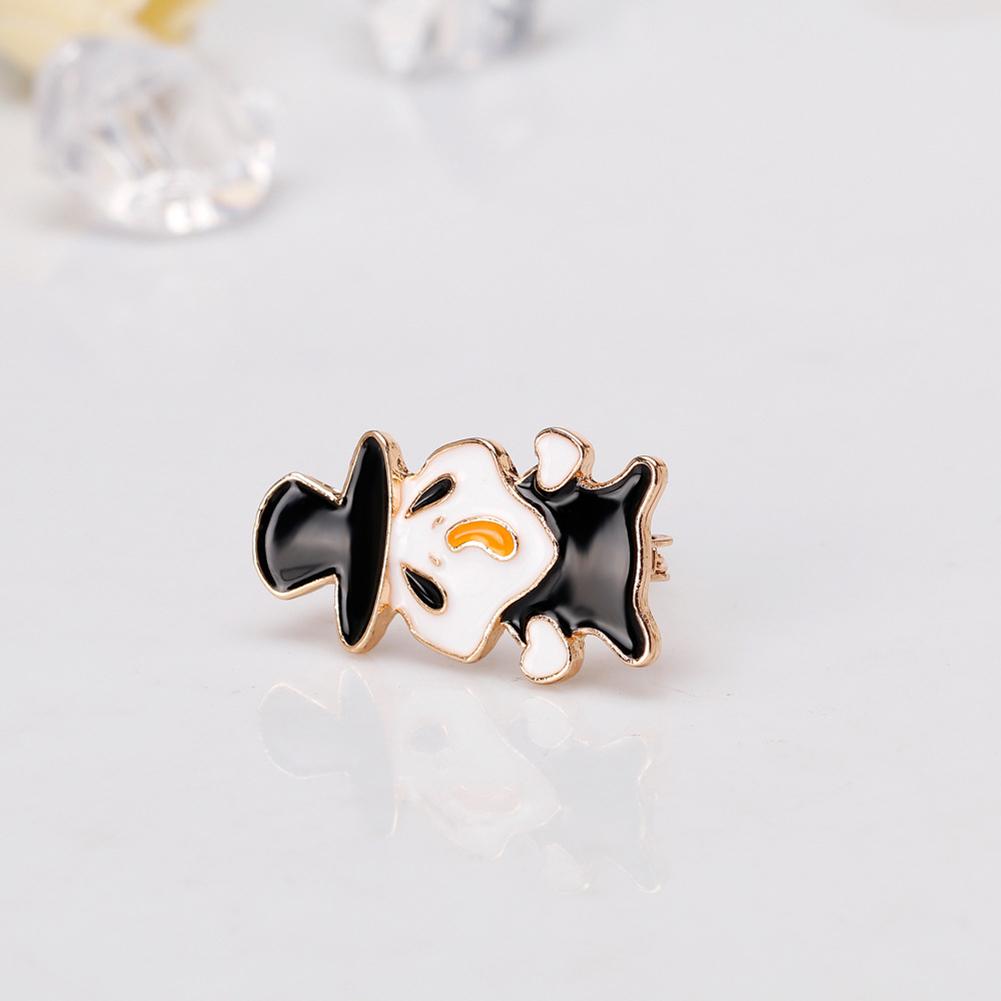 Women Cartoon Halloween Ghost Brooch Elegant Fashion Breastpin