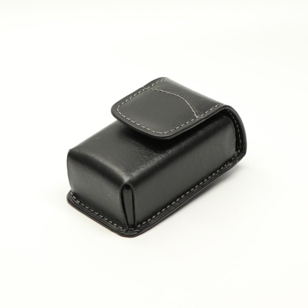 Anti Squeeze Leather Glass Pouch Belt Loop Fold Spectacle Box Eyeglass Case Field Work
