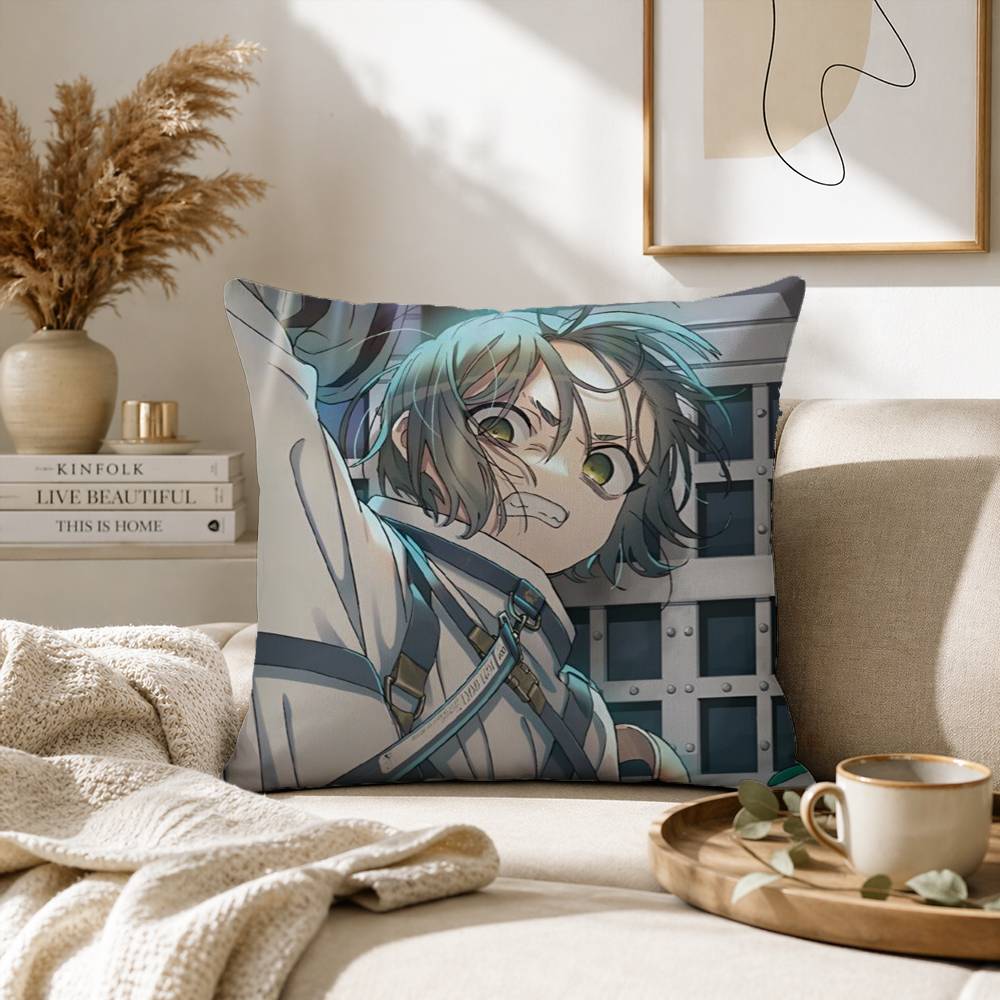 Anime Milgram Pillow Case for Sofa Living Room Home office Decor Protective Cover