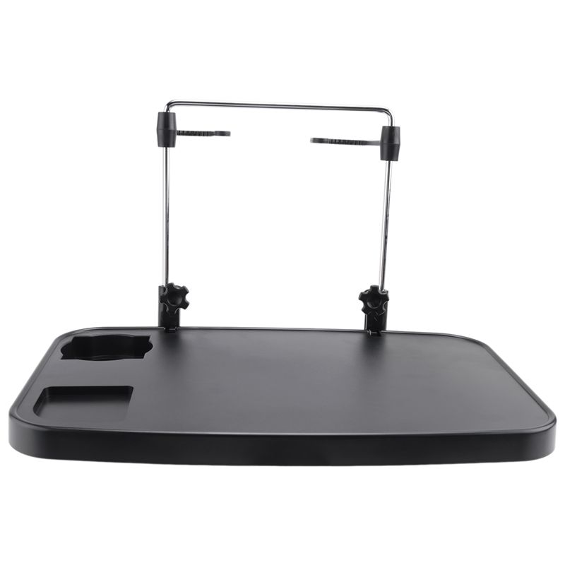 N60R-Folding Car Computer Desk Work Table In Car Laptop Stand Food Tray Drink Holder
