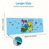 Mr. Men Little Miss Custom Name Large Size Mouse Pad Large Gaming Table Cushion Non-slip Laptop Tablet Big Mousepad XXL Mat Mini PC Playmat With Lock 