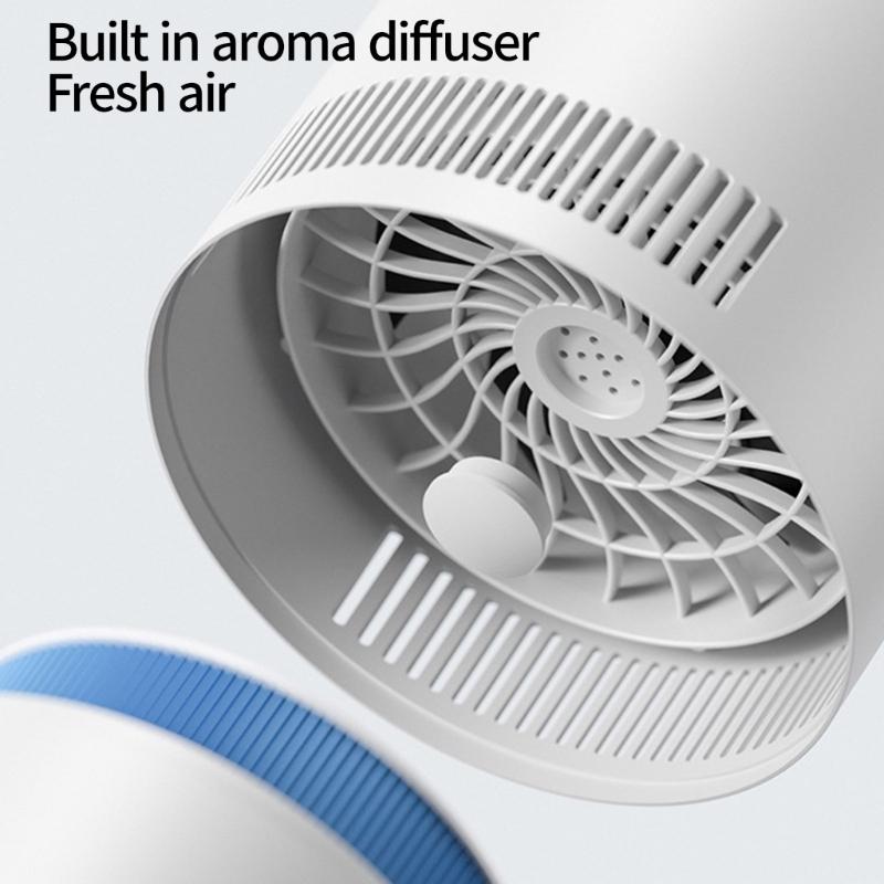 Desktop Air Purifiers Filter Portable Air Cleaner Odor Remover Air Freshener for Bedroom Office Small Air Purifiers