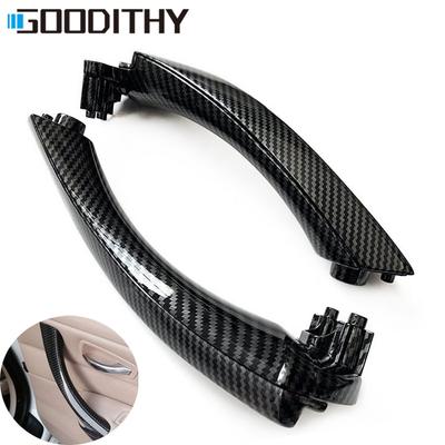 Garniture améliorée de couvercle de poignée de panneau de poignée de porte en Fiber de carbone gauche droite pour BMW série 3 E90 E91 E92 E93 316i 318i 320i 325i