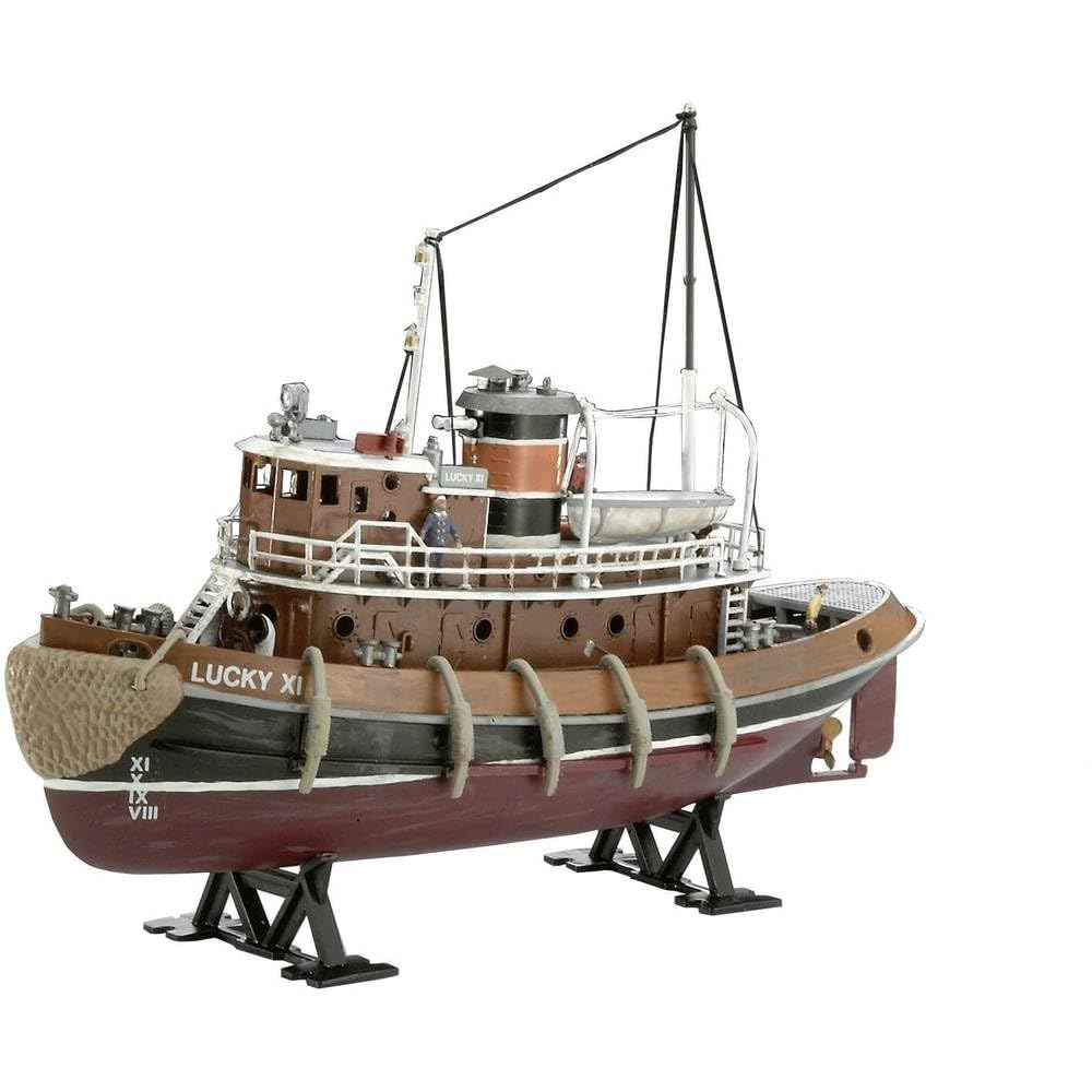 

Пластиковая модель немецкого буксира Level Harbor 1/108