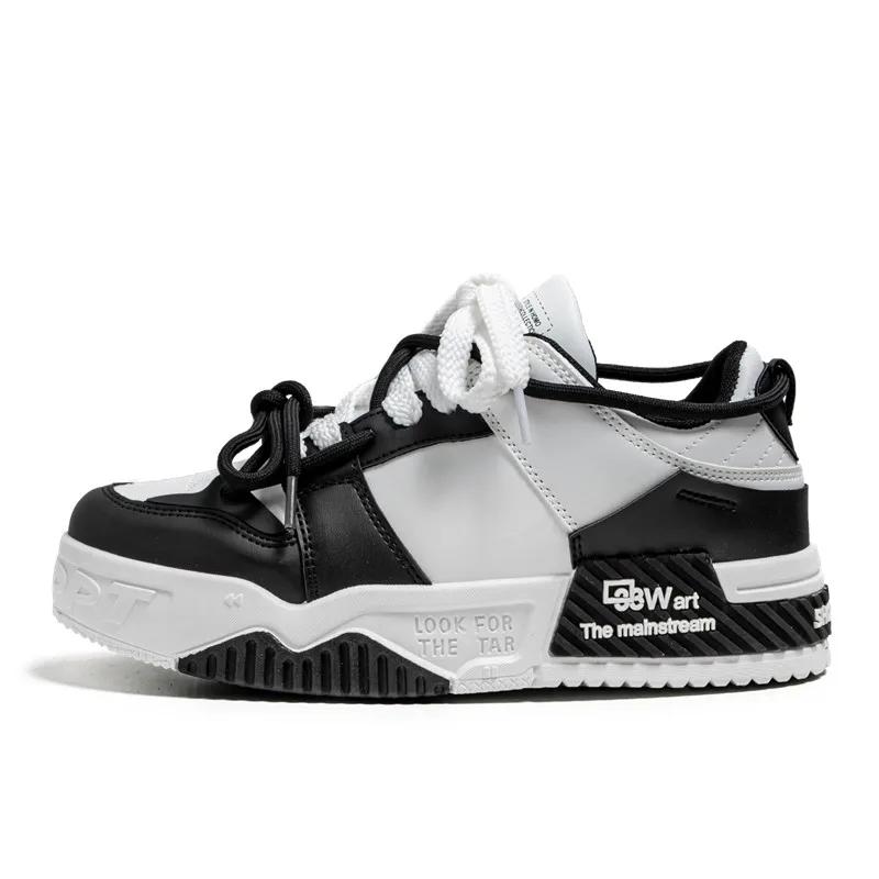 

Модные уличные фиолетовые мужские кроссовки для скейтбординга, кожаные мужские кроссовки на платформе, удобные противоскользящие мужские дизайнерские кроссовки Zapatillas De Hombre 44