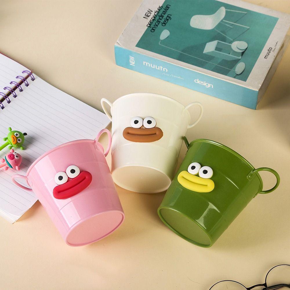 Stor Munne Pennställ Tecknad Pennbehållare Söta Skrivbordsförvaringshinkar Studentpapper