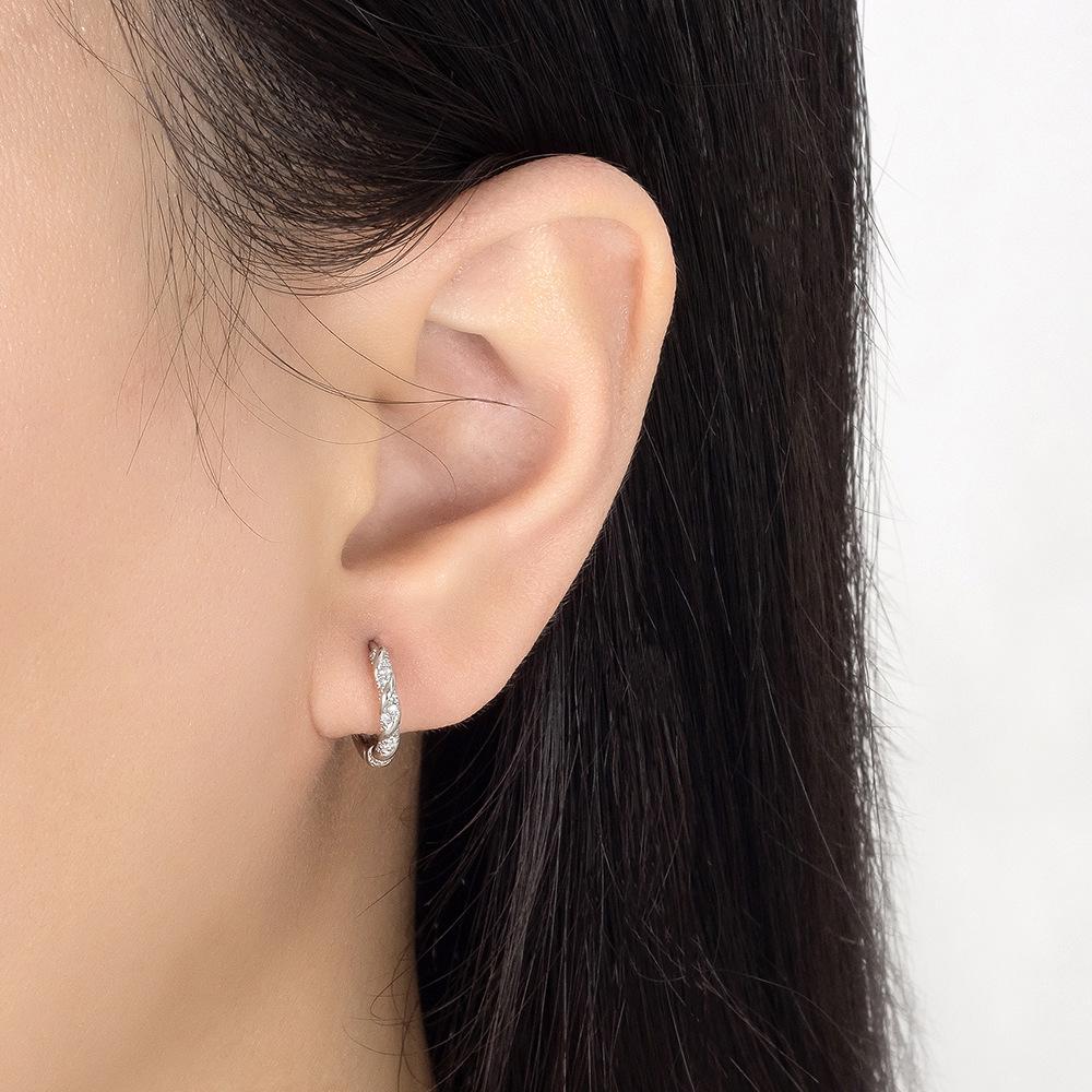 Mobius Zirconia Earrings: High-End Light Luxury Fashion for a Sophisticated Look